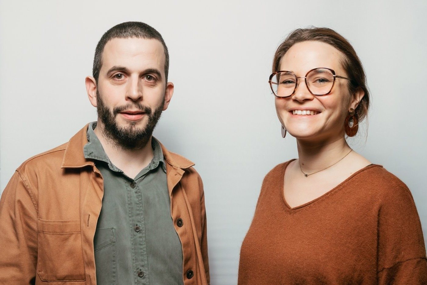 Benjamin Gaspard et Héloïse Collin