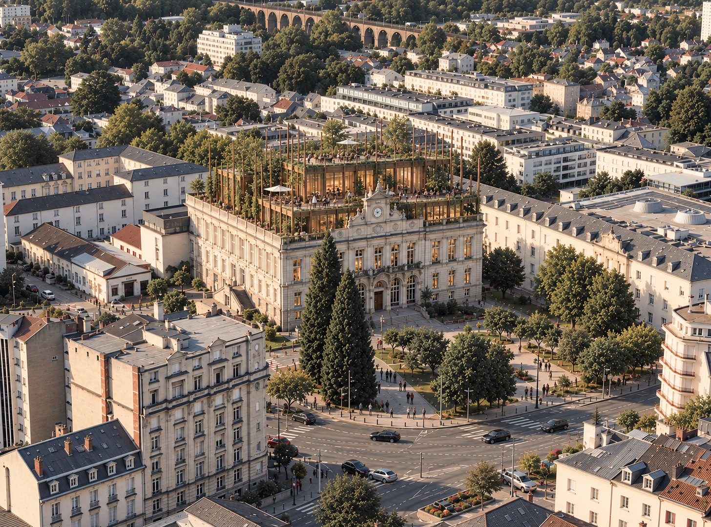 Hôtel de ville réinventé