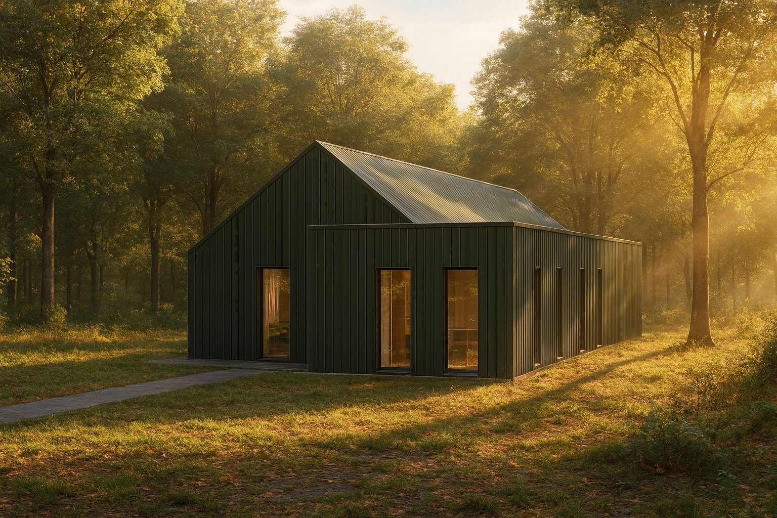 Maison au cœur de la forêt