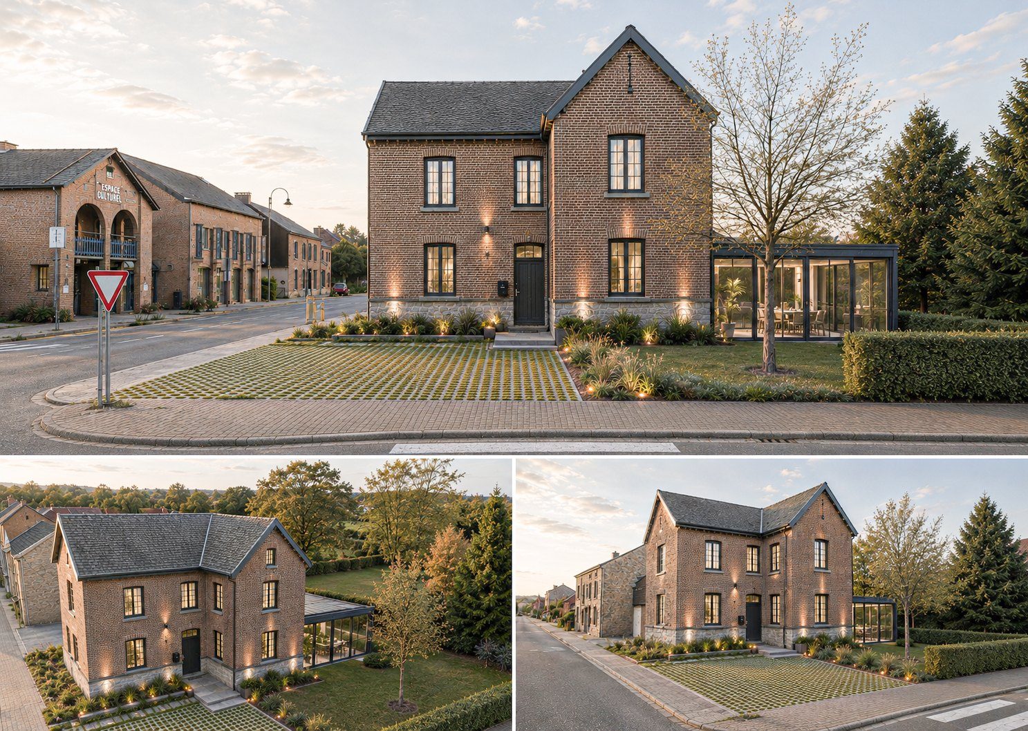 Maison d'angle, en vente